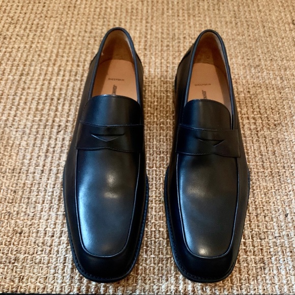 johnston murphy sheepskin loafers